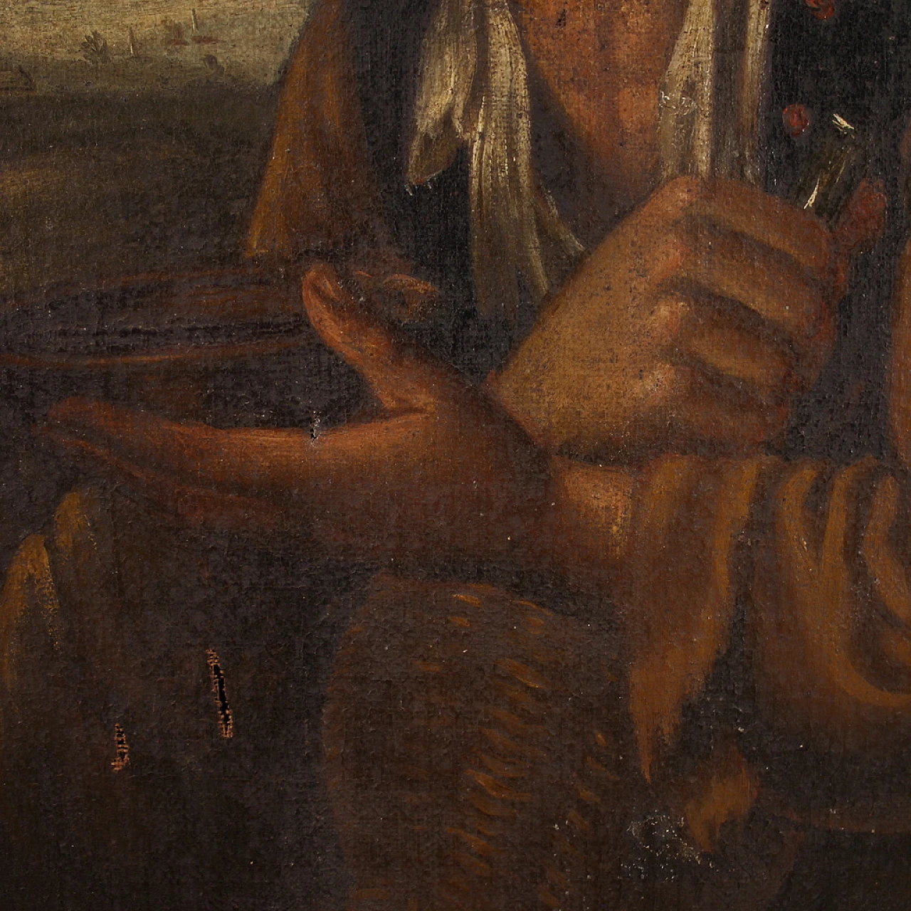 Portrait of Pitocco, oil on canvas, 18th century 12