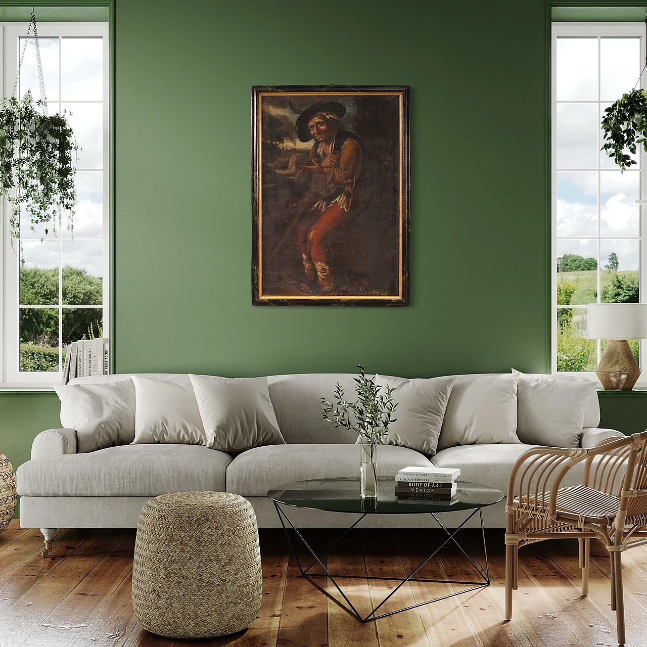 Portrait of Pitocco, oil on canvas, 18th century 13