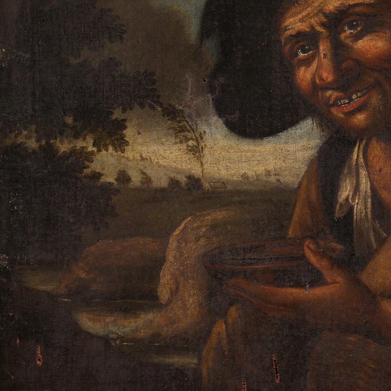 Portrait of Pitocco, oil on canvas, 18th century 15