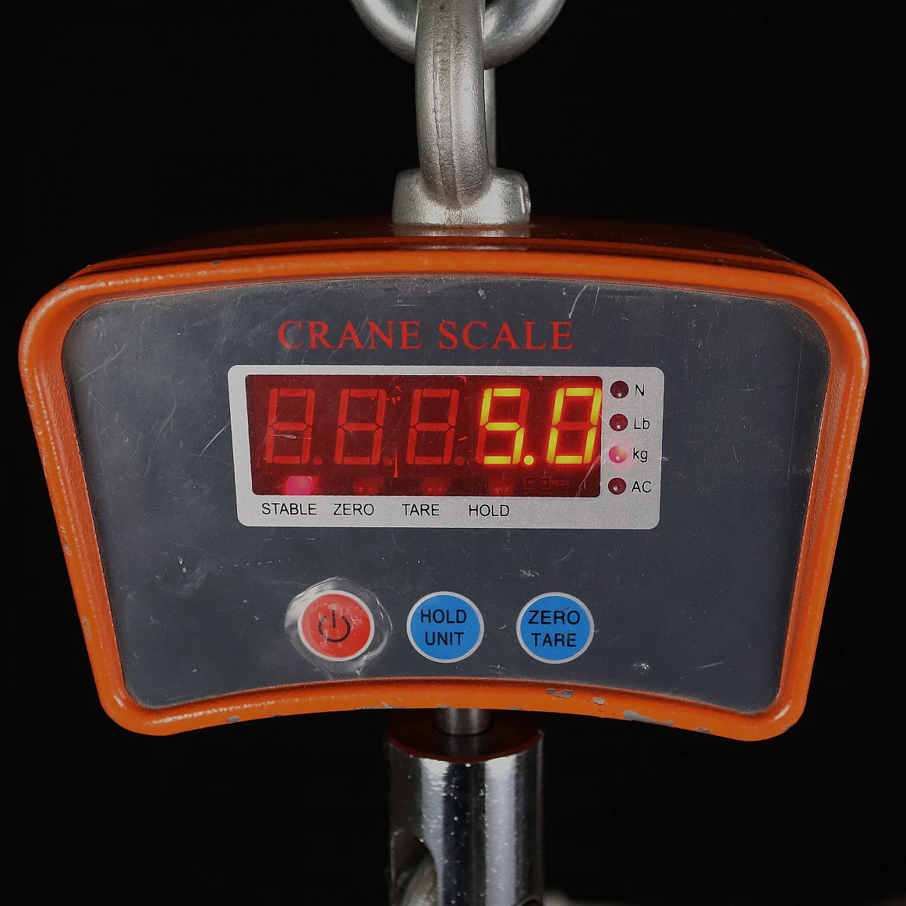 Six-light iron, gilded wood, sheet metal and crystal chandelier 9