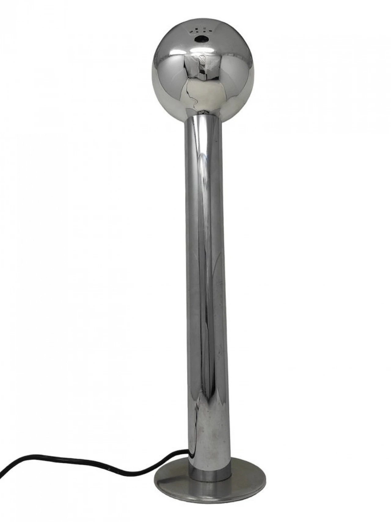 Table lamp with sphere in chromed metal, 1960s 1