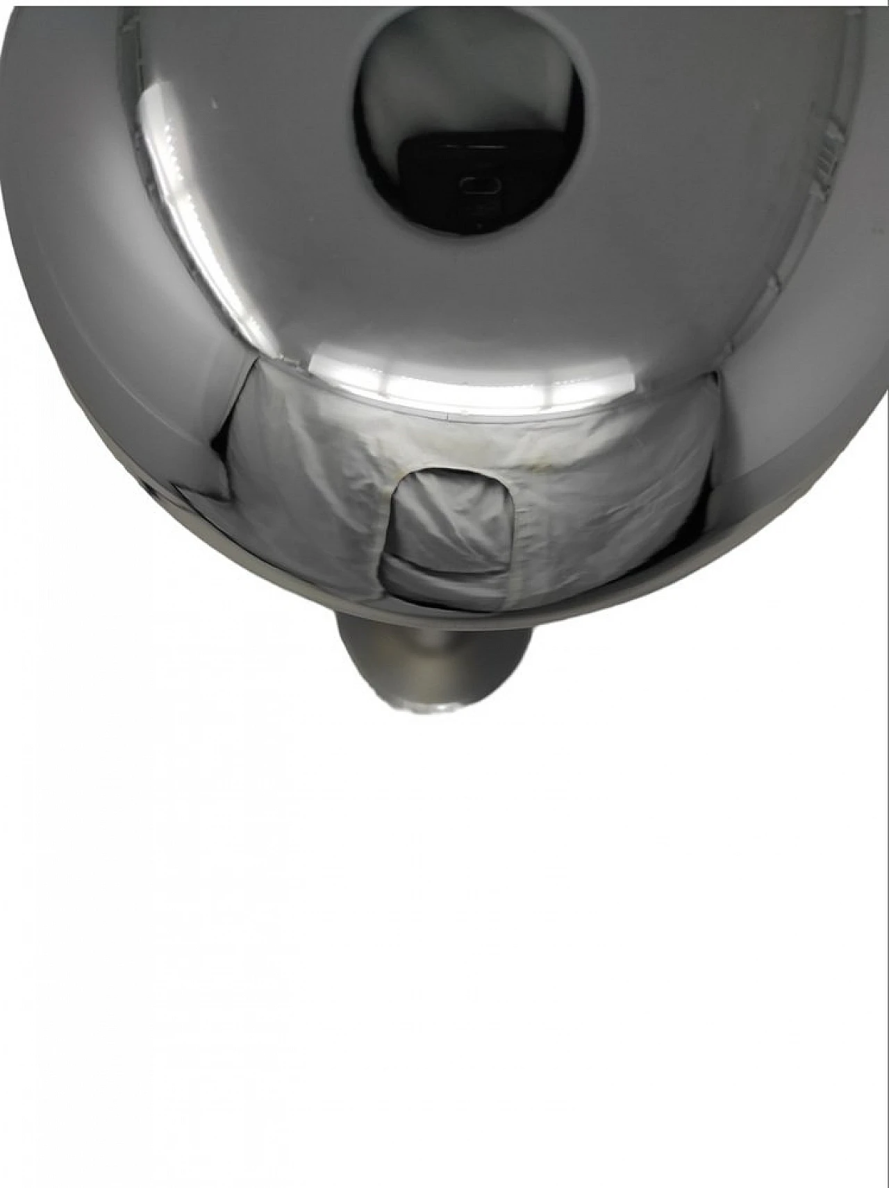 Table lamp with sphere in chromed metal, 1960s 3