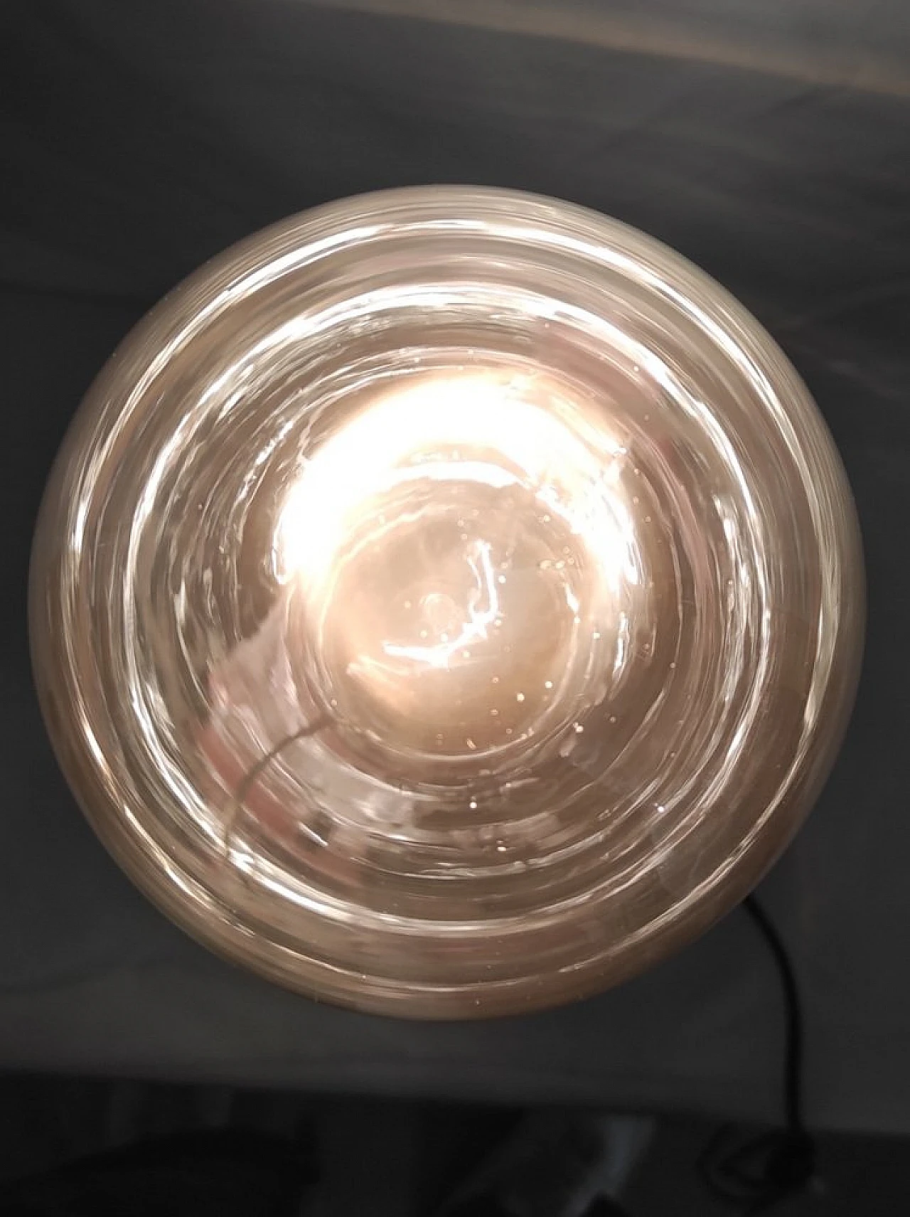 Table lamp with sphere in chromed metal, 1960s 4