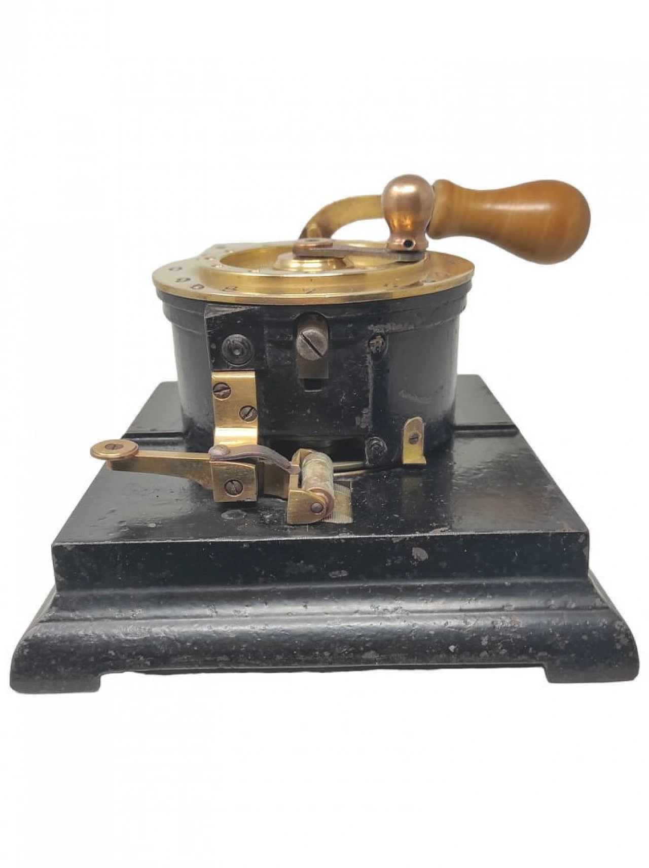 Stampa assegni in legno ed ottone di Trog & Rohrig, 1891 1