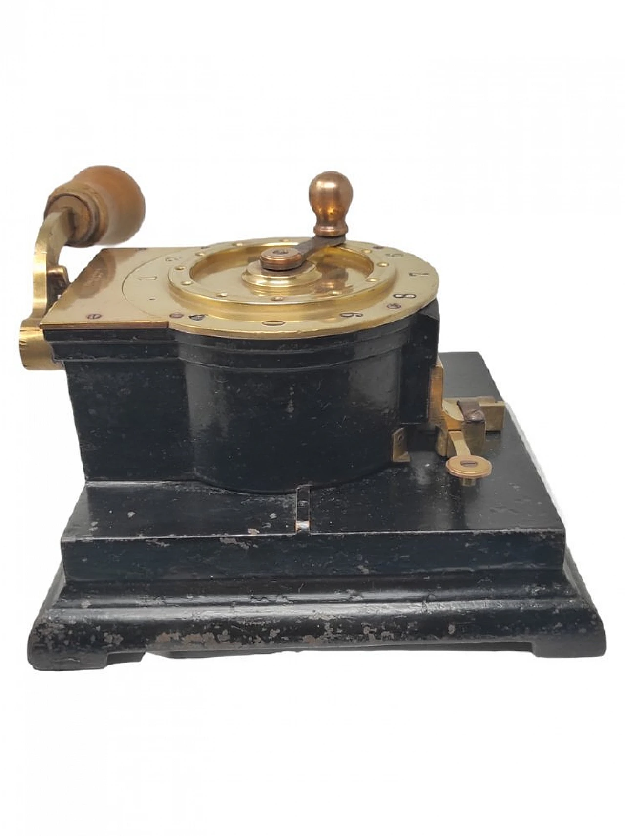 Stampa assegni in legno ed ottone di Trog & Rohrig, 1891 5