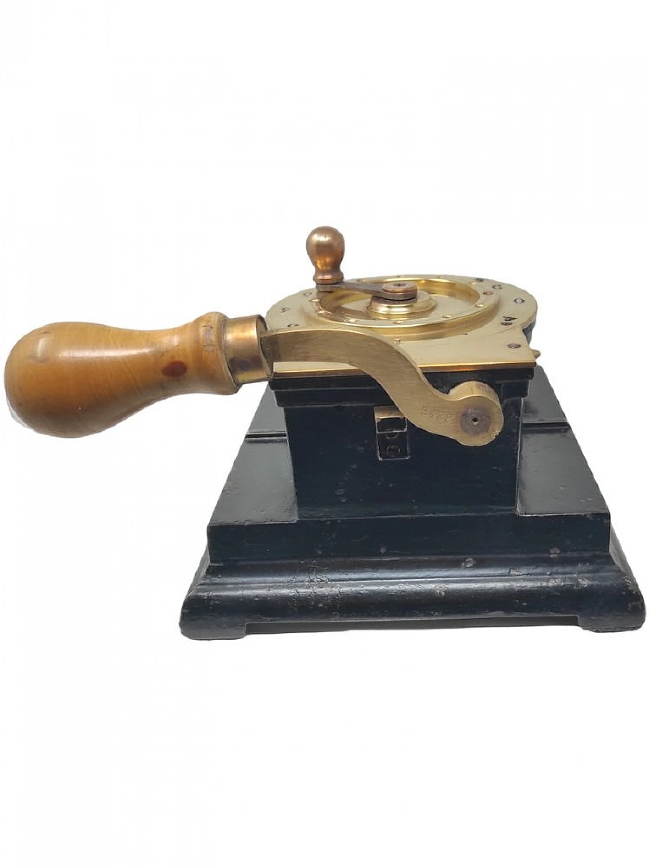 Stampa assegni in legno ed ottone di Trog & Rohrig, 1891 6