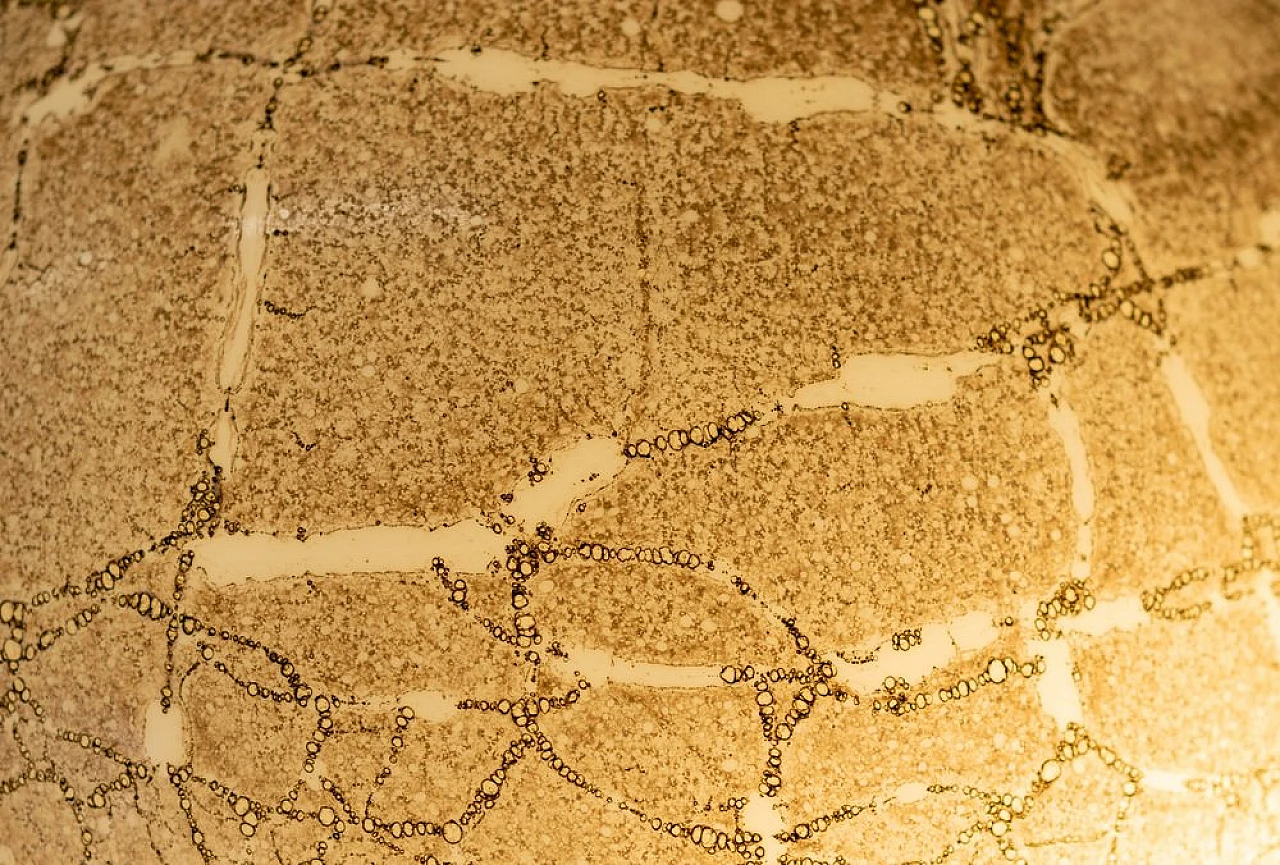 Lampada da tavolo in vetro di L. D. De Santillana per Venini, anni '60 2