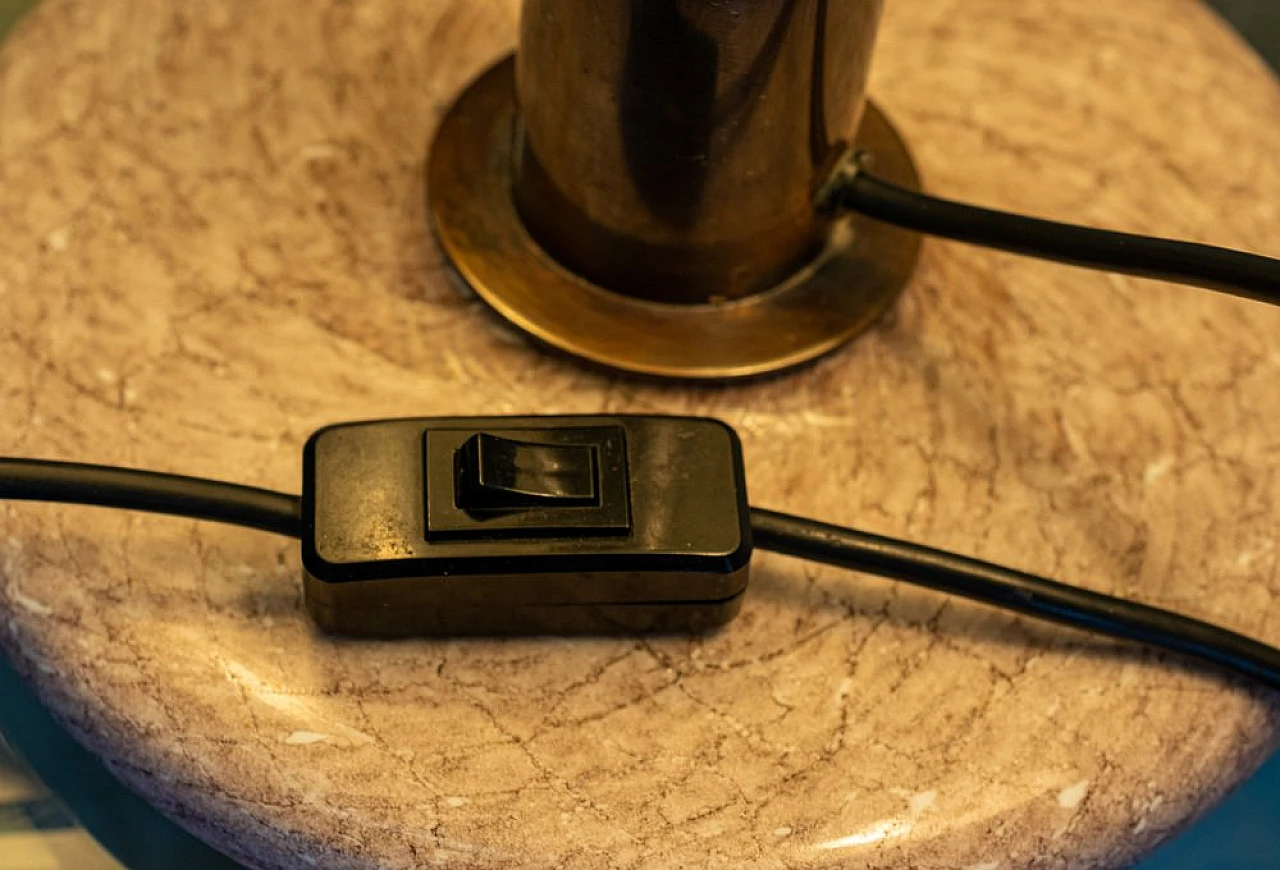 Lampada da tavolo in vetro di L. D. De Santillana per Venini, anni '60 5