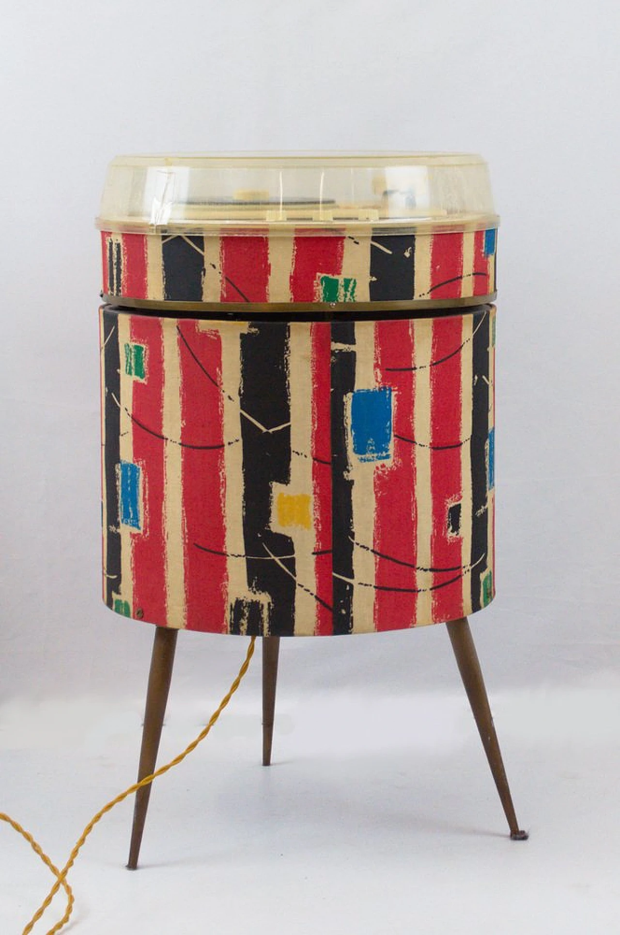 Giradischi multicolor in legno, plastica e metallo di Framez, anni '60 1