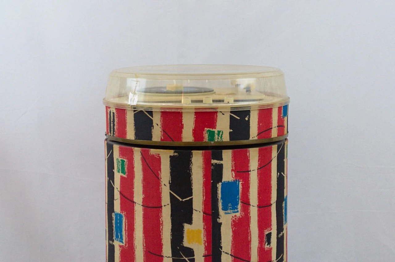 Giradischi multicolor in legno, plastica e metallo di Framez, anni '60 6