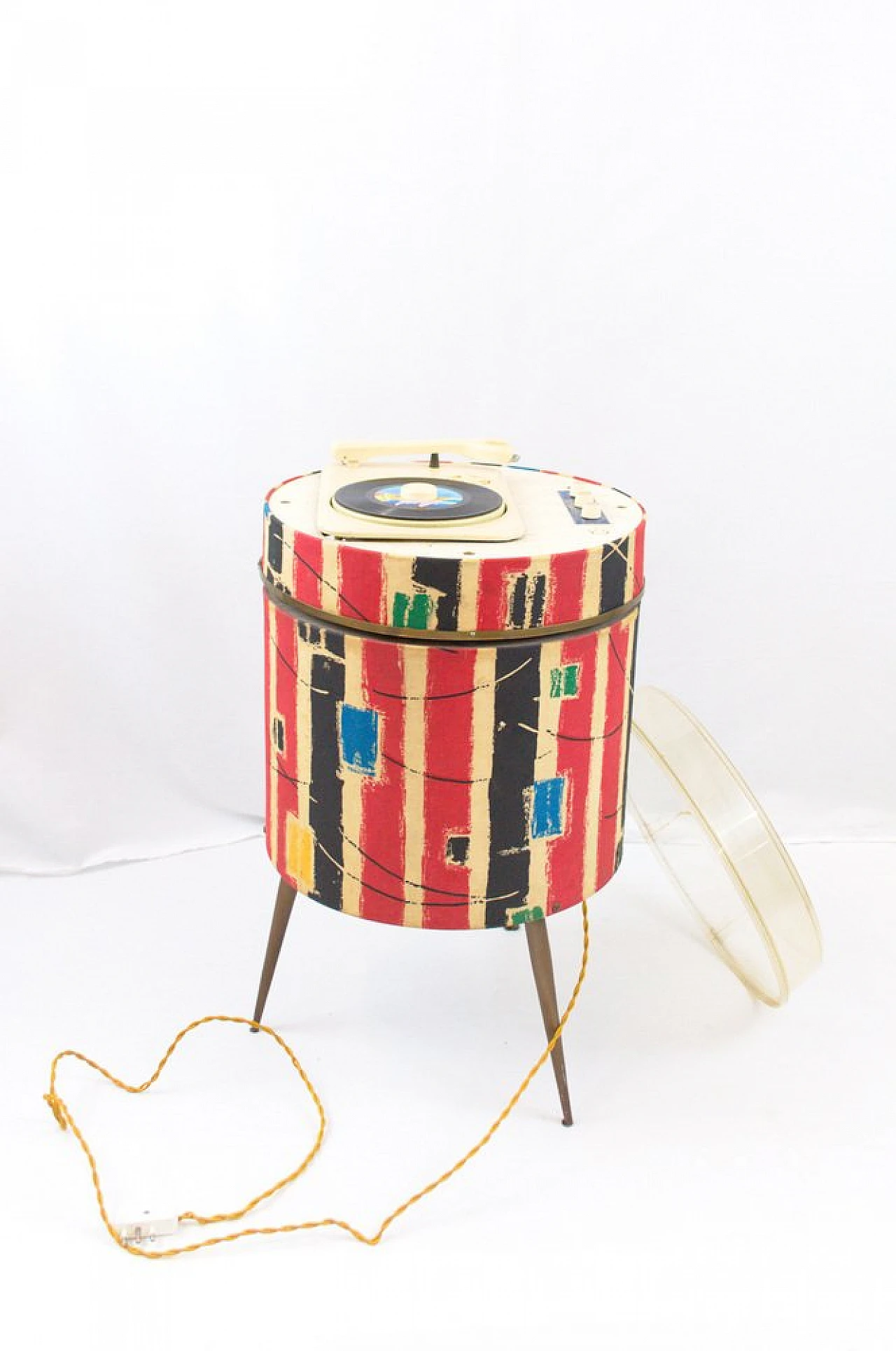 Giradischi multicolor in legno, plastica e metallo di Framez, anni '60 10