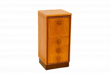 Cassettiera in rovere di UP Závody, 1958