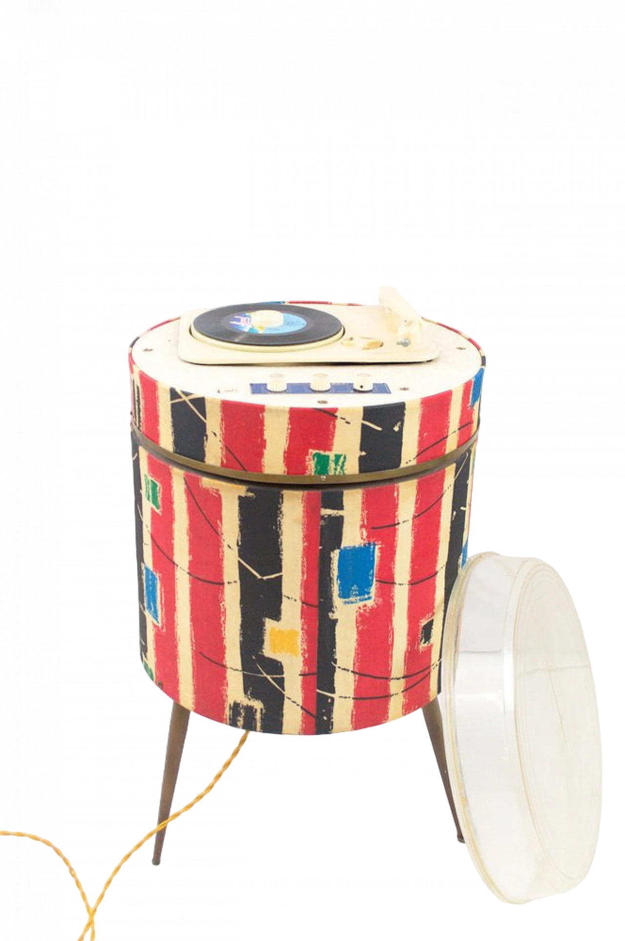 Giradischi multicolor in legno, plastica e metallo di Framez, anni '60 12