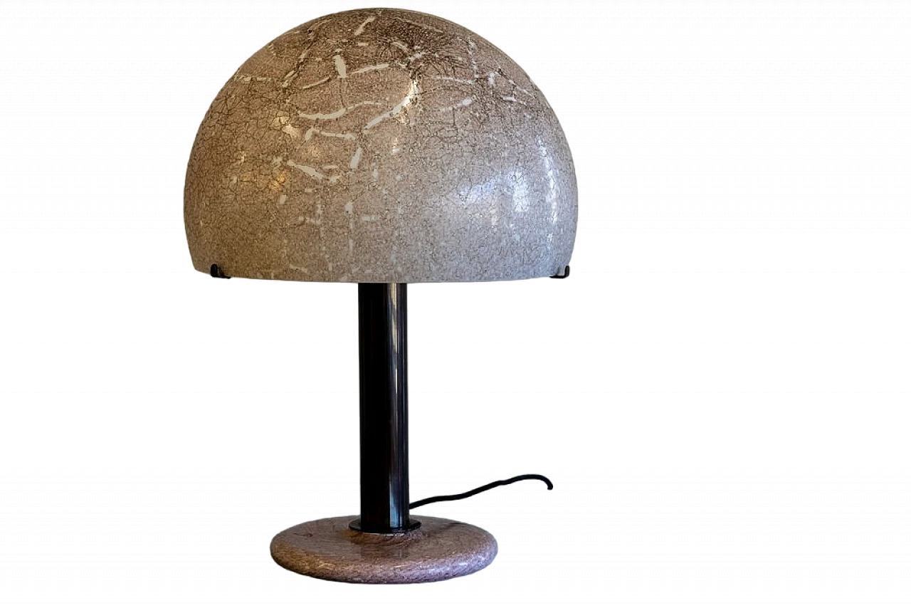 Lampada da tavolo in vetro di L. D. De Santillana per Venini, anni '60 9