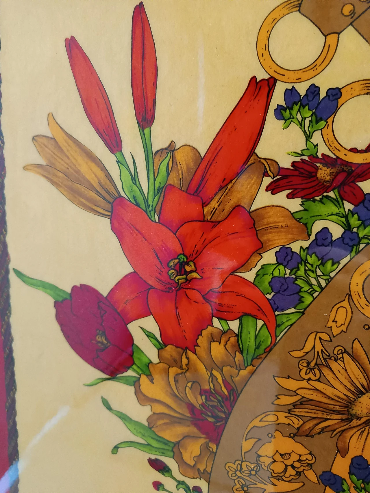 Renato Balestra, Decorative panel, print, 1980s 10