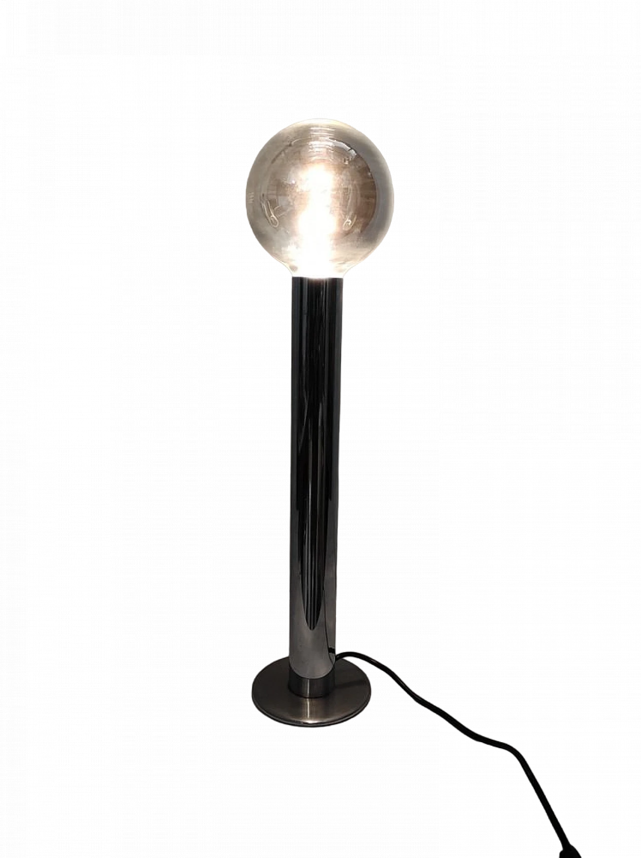 Table lamp with sphere in chromed metal, 1960s 9