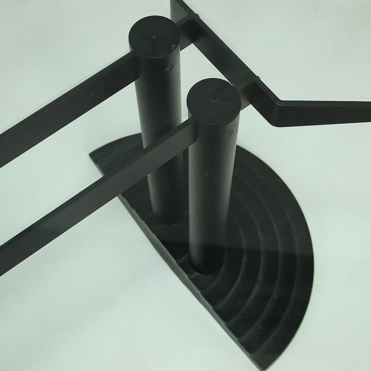 Tavolo per riunioni con piano in vetro di IVM, anni '90 7