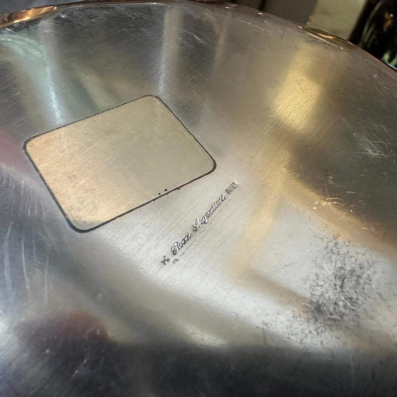Raffreddatore placcato in argento di Ricci Argenterie, anni '80 3