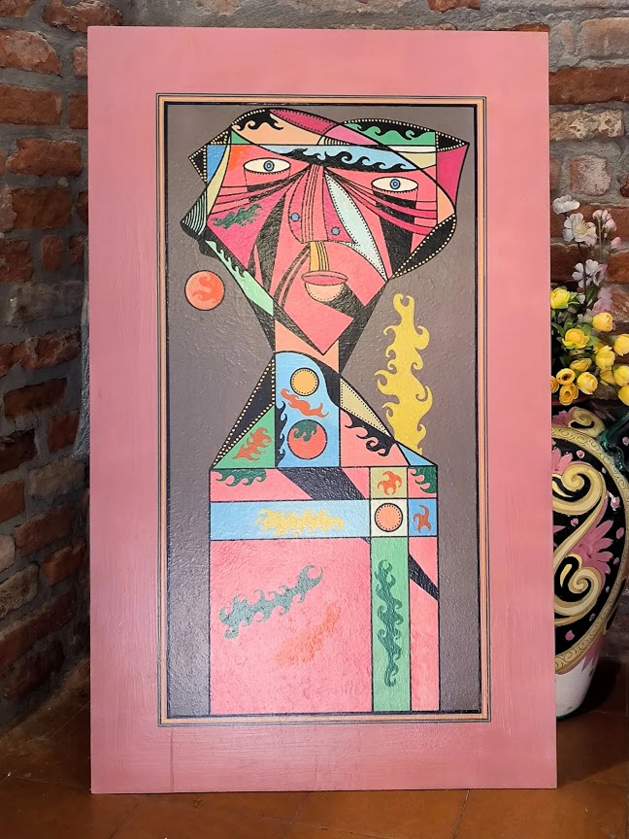 Alberto Verdianelli, Man in the Sun 2, oil on panel, 1968 4