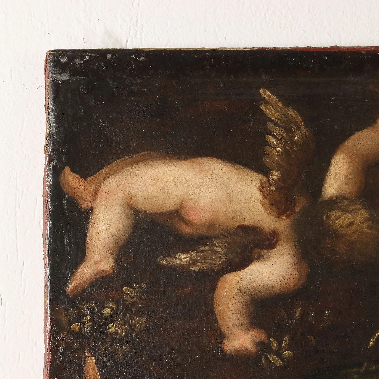 The judgement of Paris, oil on canvas attributed to Domenico Lupini, 17th century 10