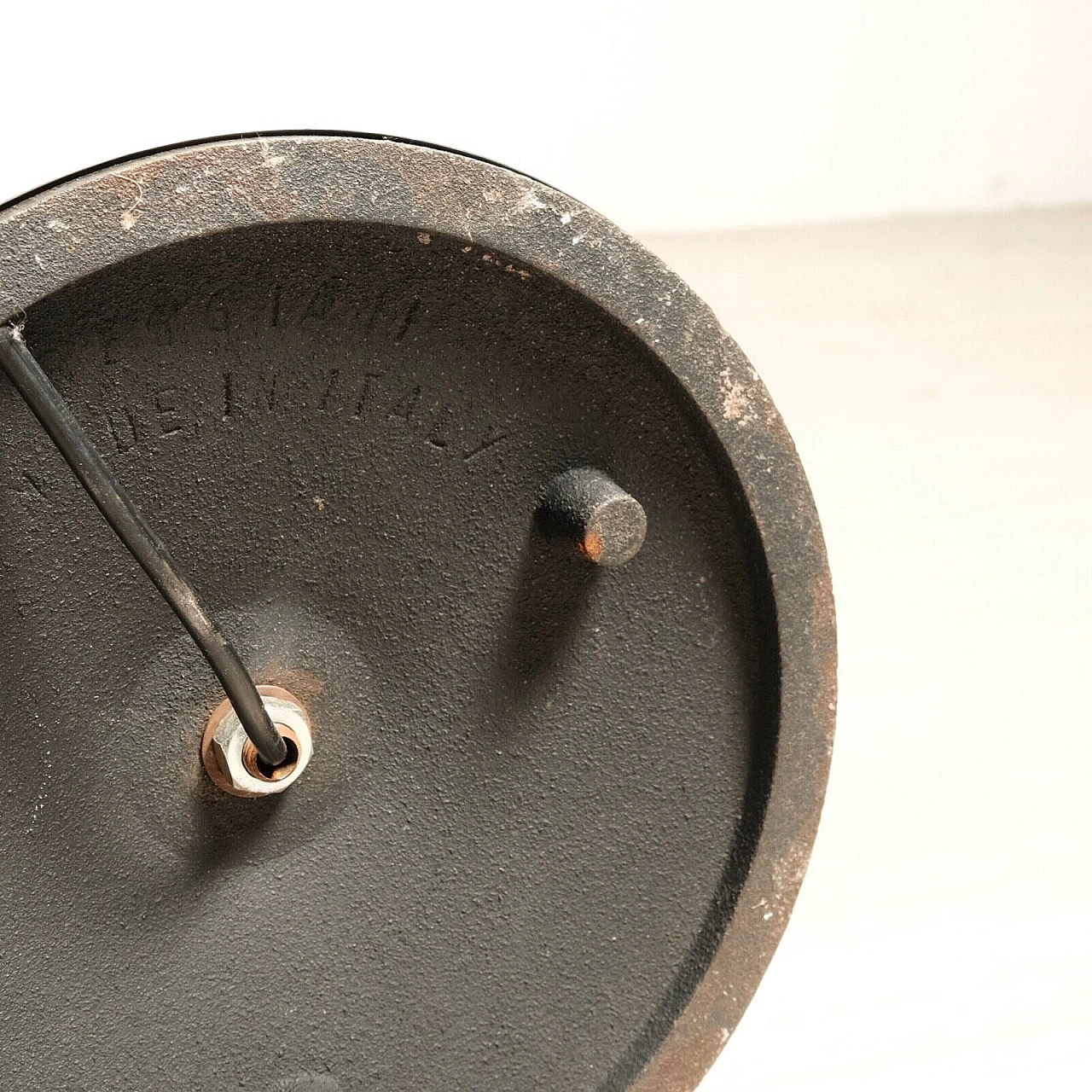 Lampada da terra in alluminio e vetro di Goffredo Reggiani, anni '70 11