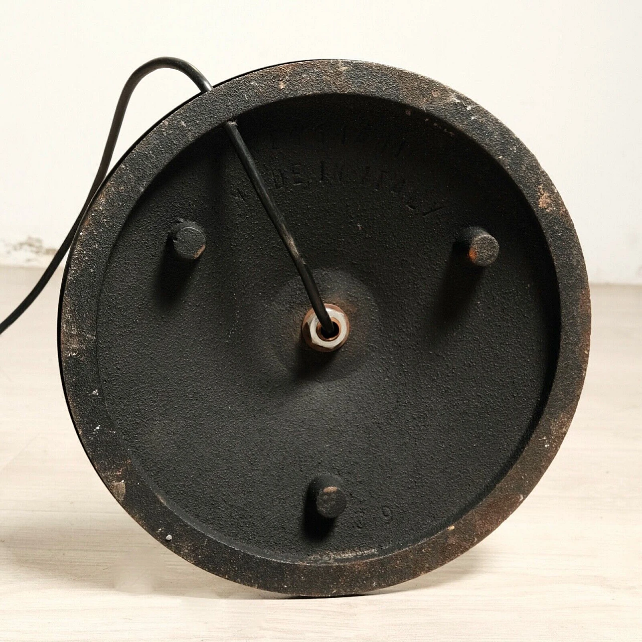 Lampada da terra in alluminio e vetro di Goffredo Reggiani, anni '70 12