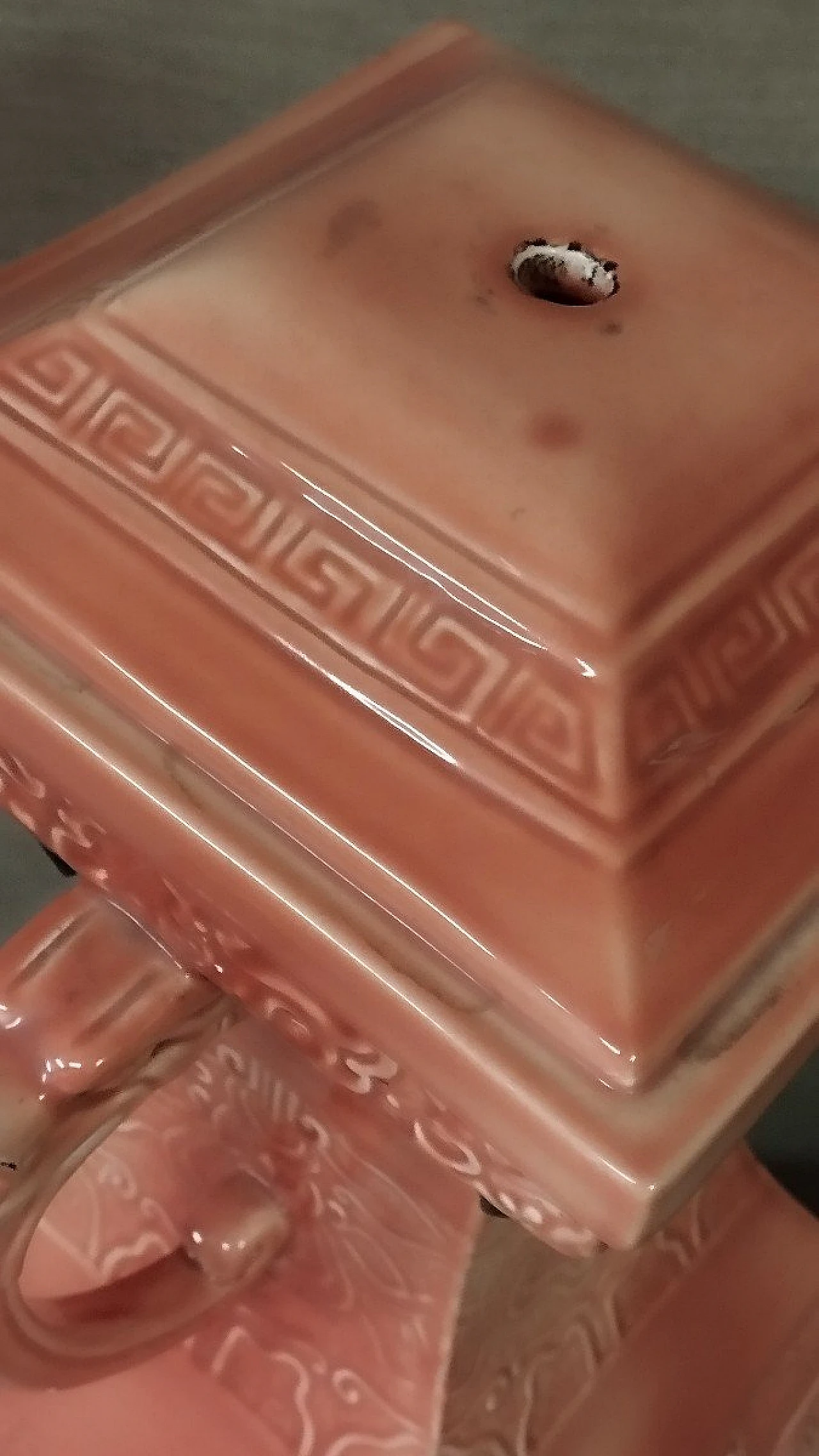 Base per lampada in ceramica di Zaccagnini, anni '60 3