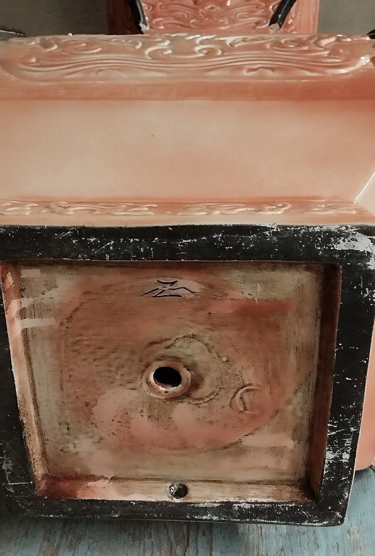 Base per lampada in ceramica di Zaccagnini, anni '60 7