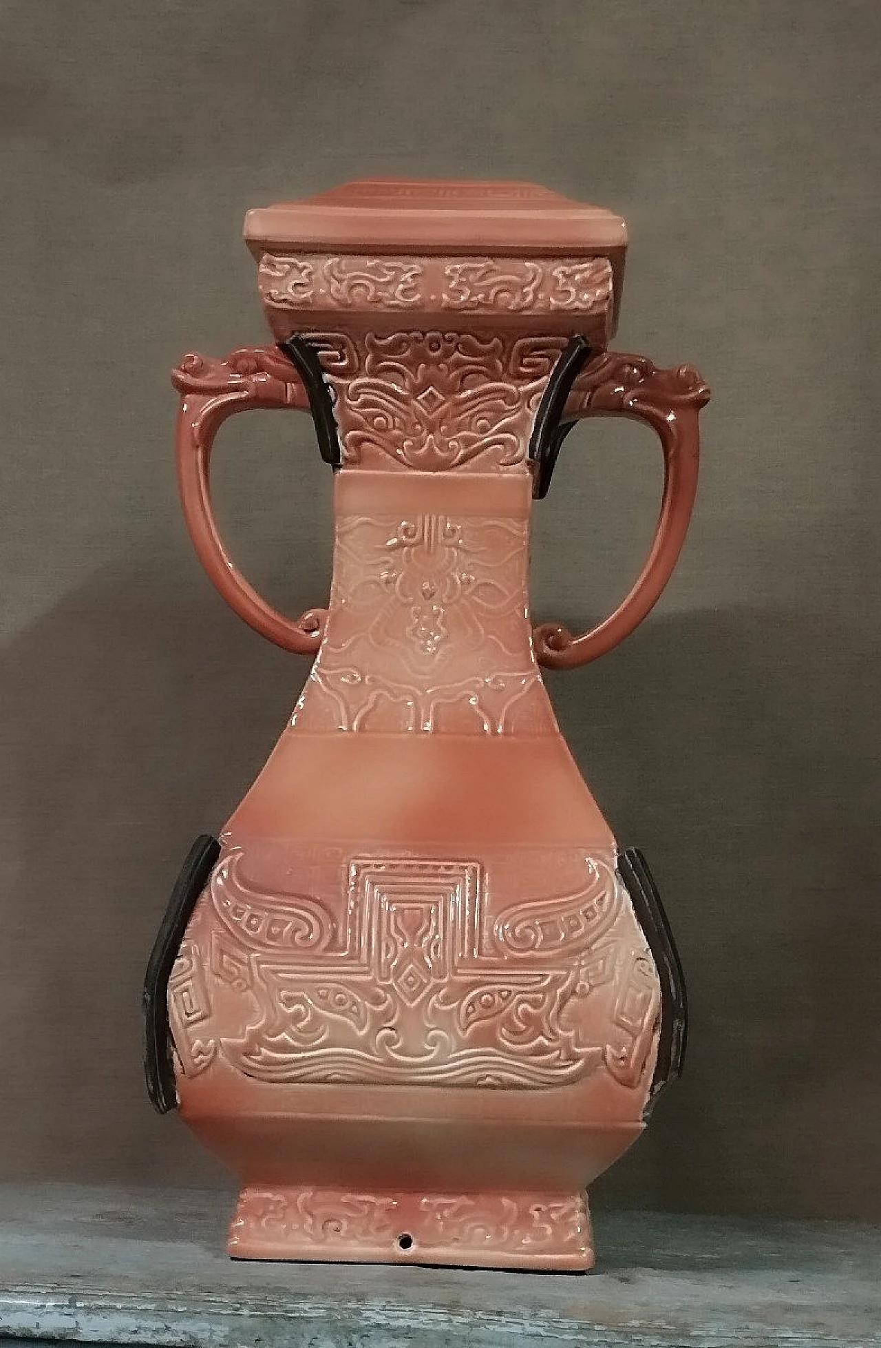 Base per lampada in ceramica di Zaccagnini, anni '60 12