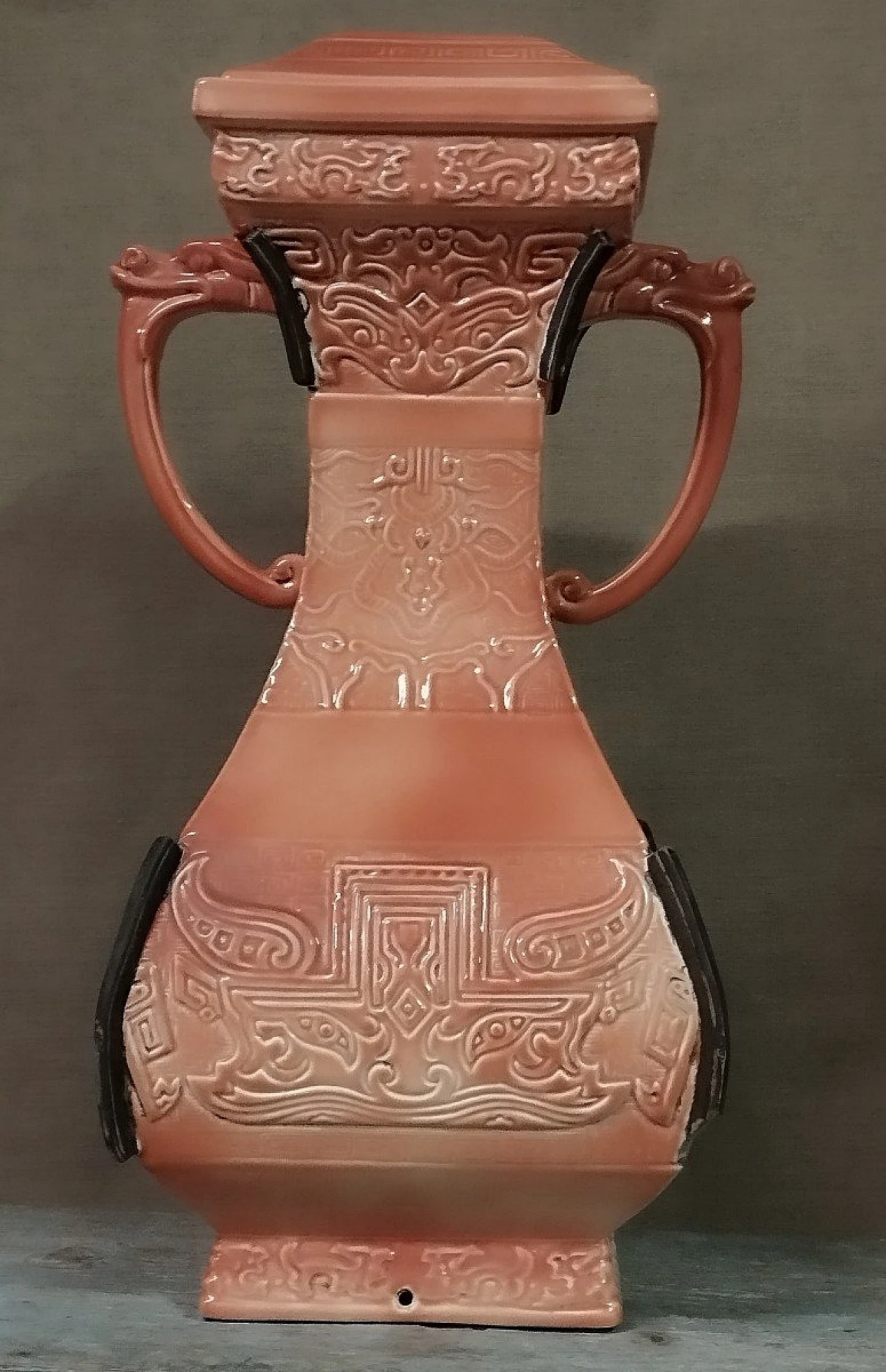 Base per lampada in ceramica di Zaccagnini, anni '60 13