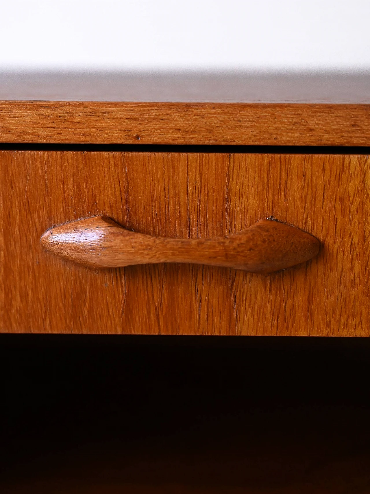 Scandinavian teak bedside table, 1960s 8