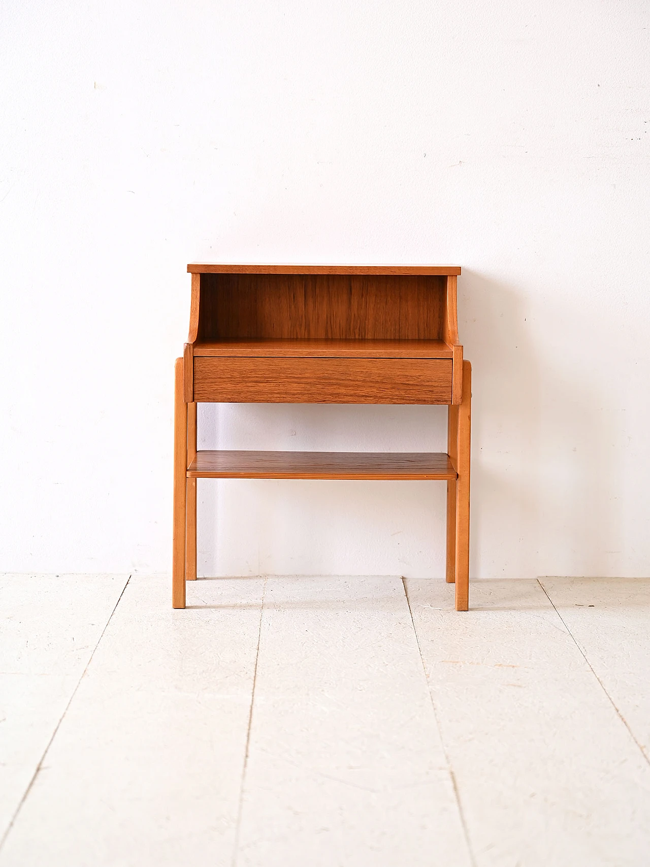 Teak bedside table by Carlström & Co Möbelfabrik, 1960s 2