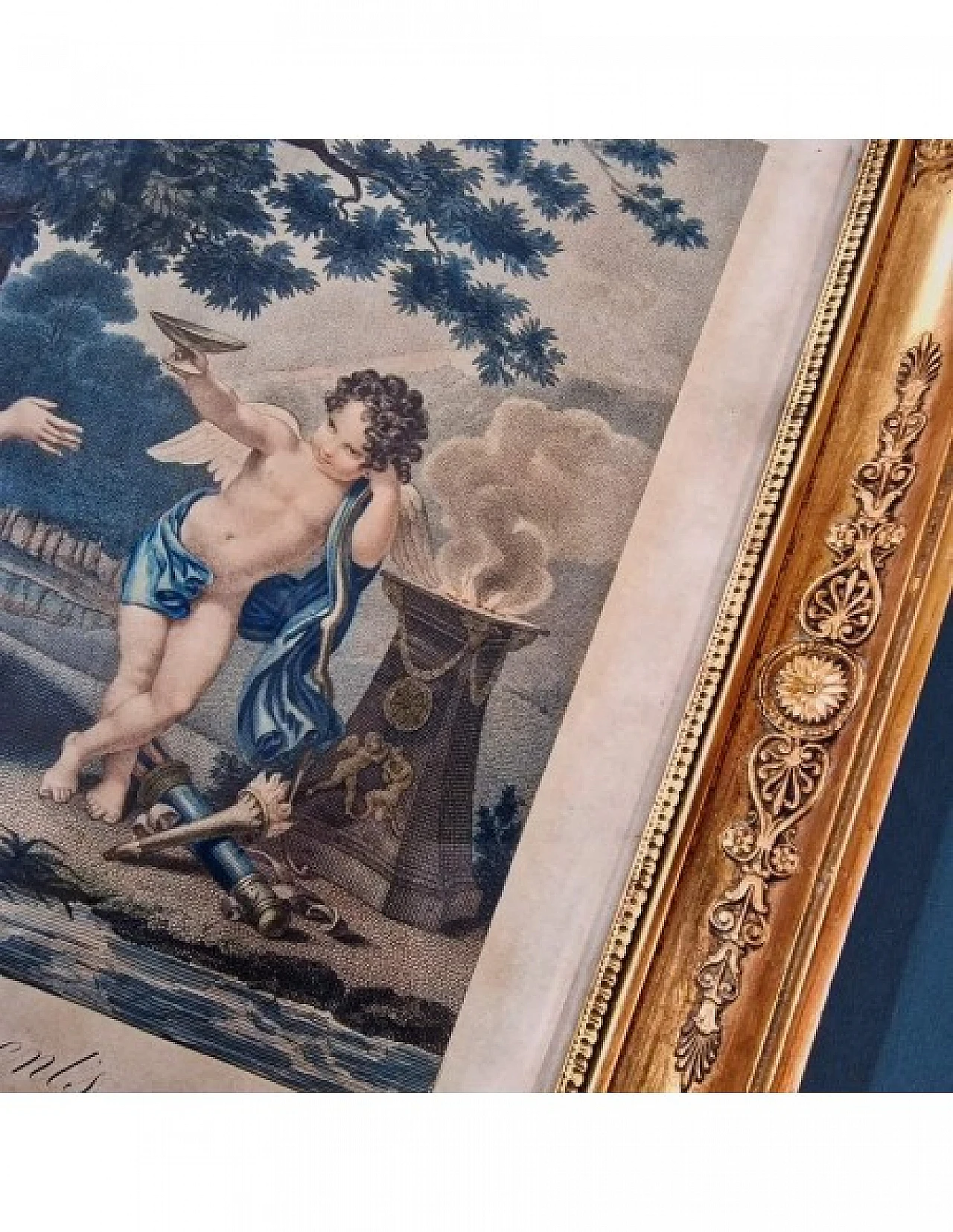 3 Engravings Cupid's Imprudences by J. F. Prot, early 19th century 5