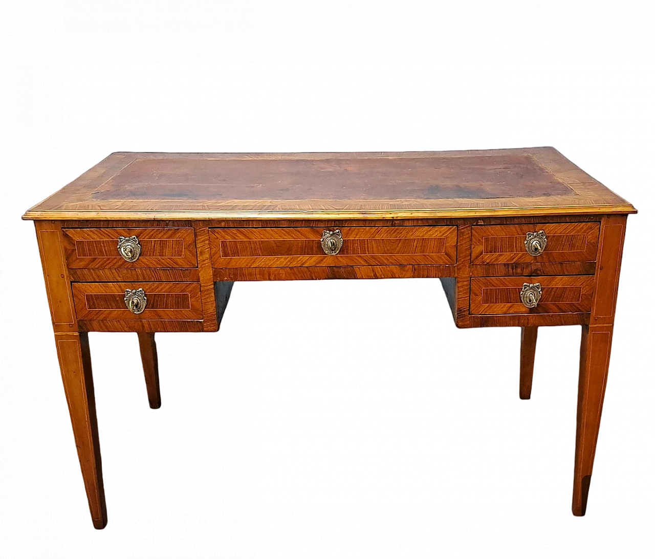 Scrivania Direttorio impiallacciata in palissandro, inizio '800 11