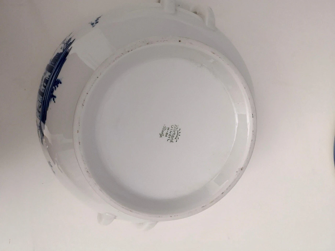 Neoclassical porcelain serving plate by Richard Ginori, 1960s 10