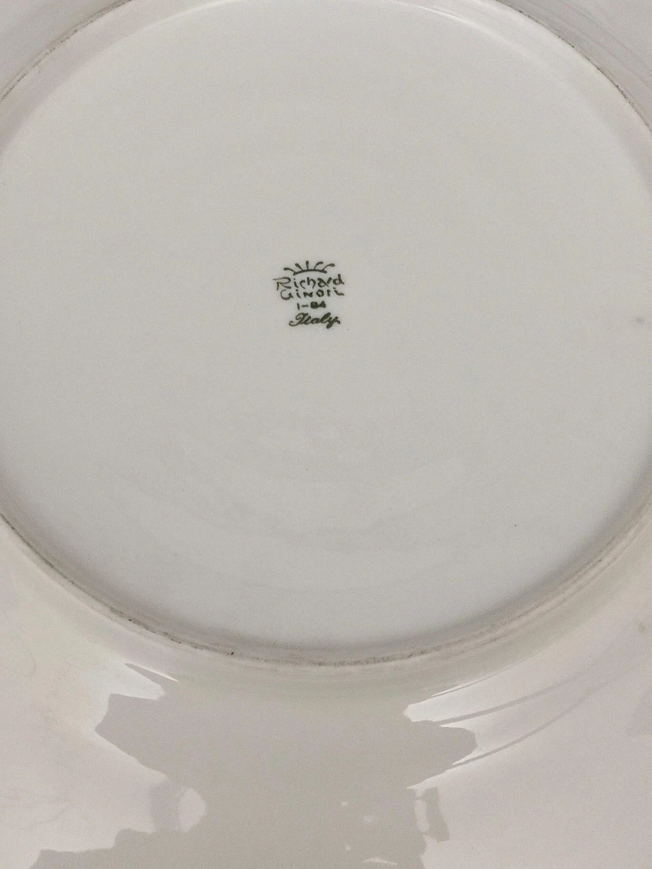 Neoclassical porcelain serving plate by Richard Ginori, 1960s 11