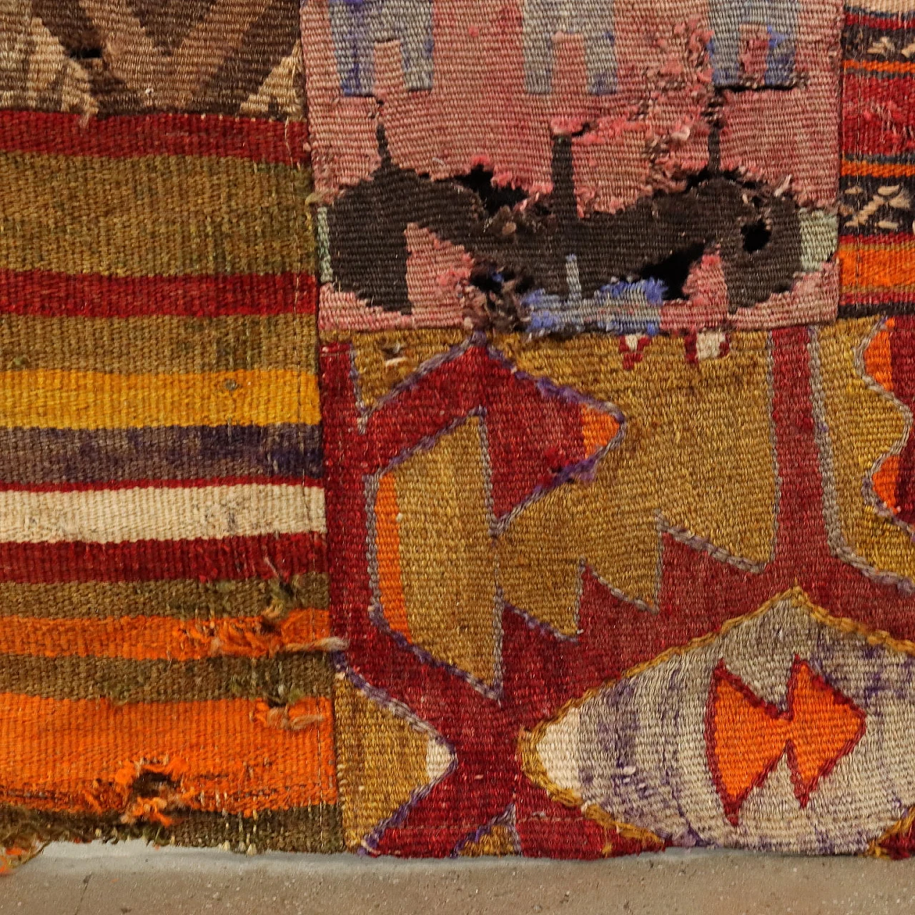 Tappeto turco Kilim in cotone 6