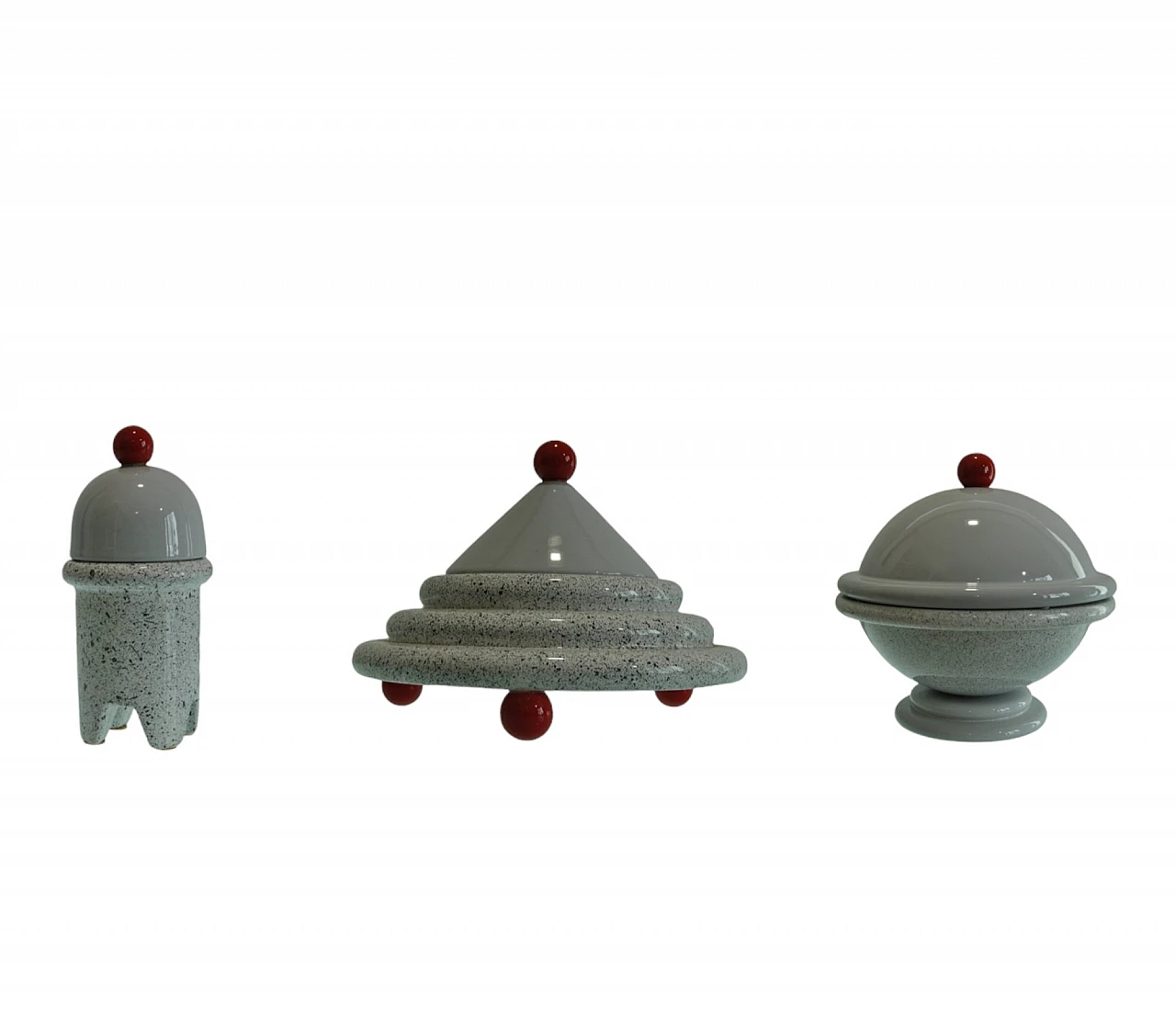 Svuotatasche, coppa e accendino di M. Vallotto per Viba, anni '90 19