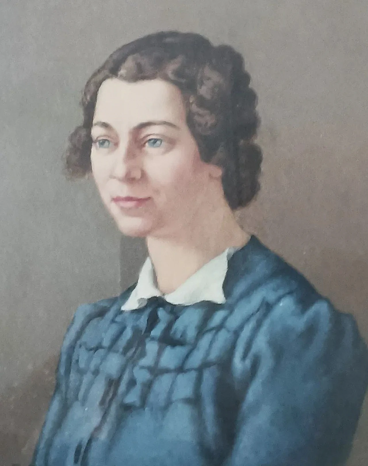 Umberto Benedetti, ritratto femminile, dipinto a olio su tavola, 1937 3