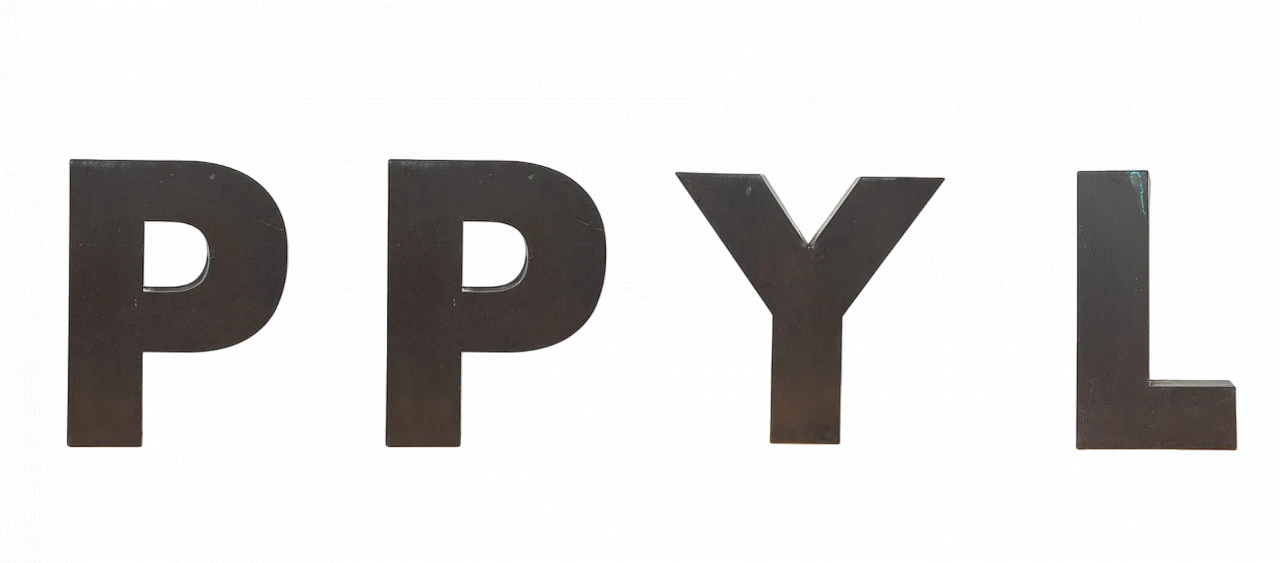 4 Lettere dell'alfabeto a luci LED, anni 2000 11