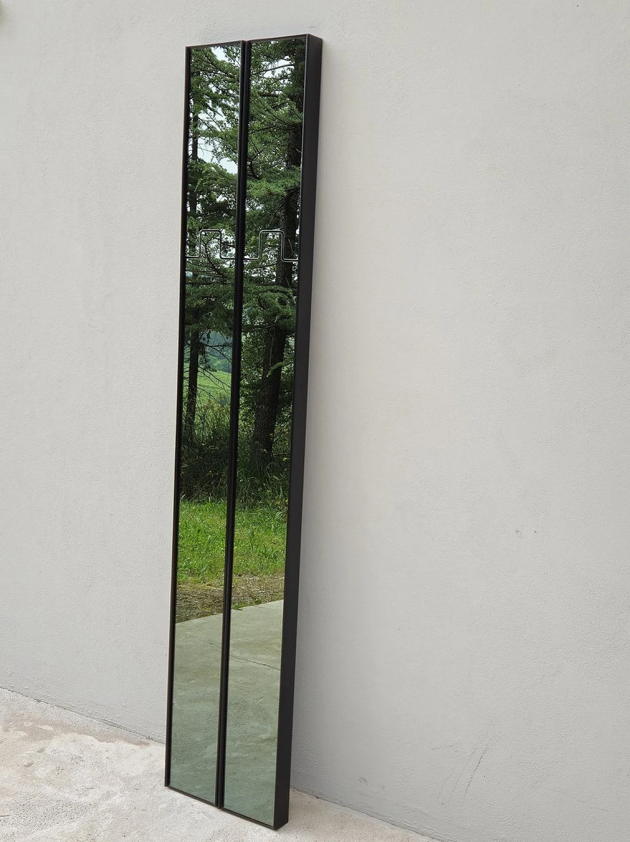 Pair of Gronda mirrors by Luciano Bertoncini for Elco, 1970s 2