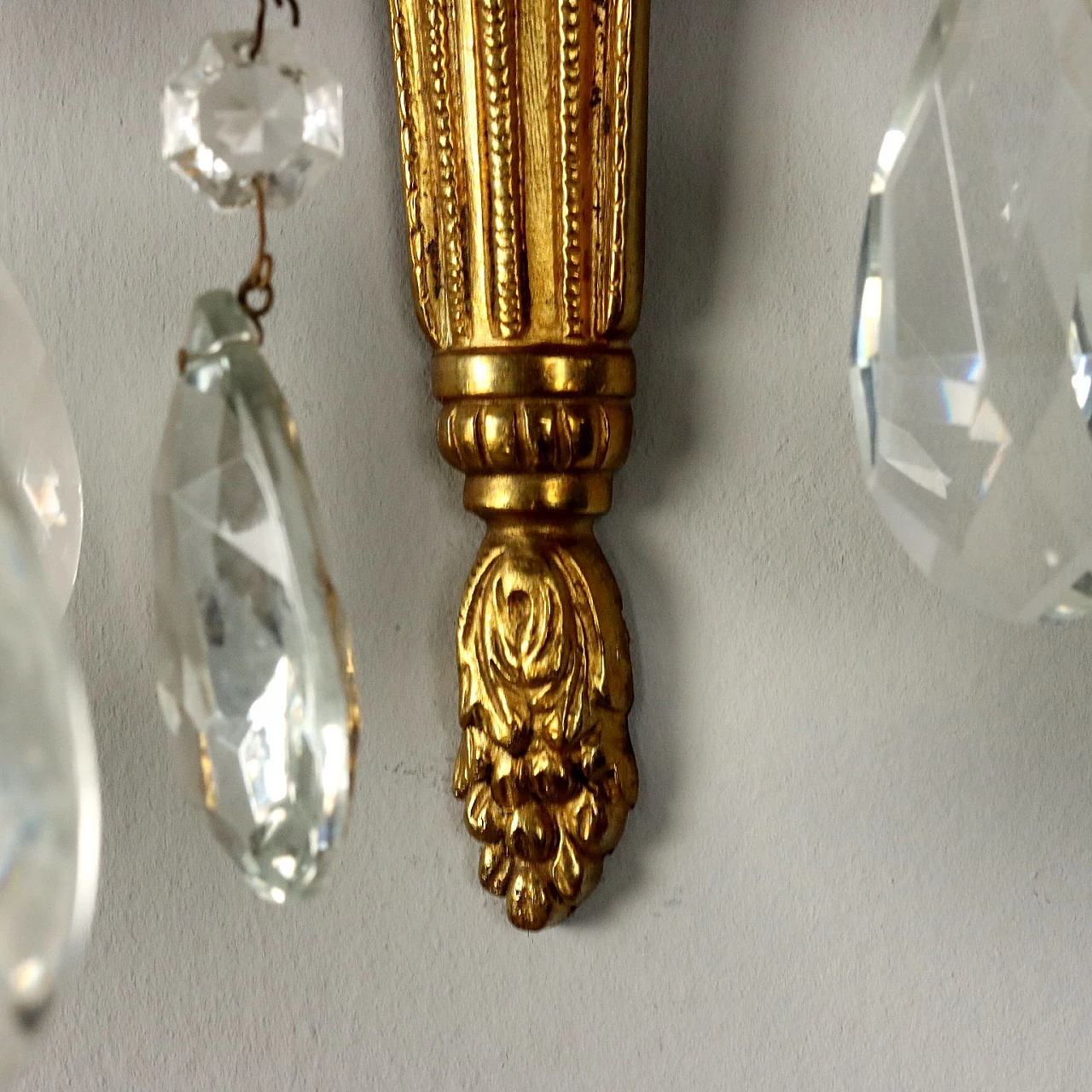 3 Five-light appliques in gilded bronze 7