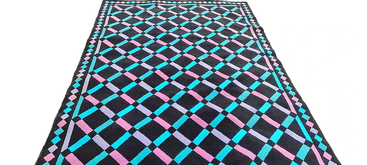 Tappeto Arlequine di Missoni per T&J Vestor, anni '80 12