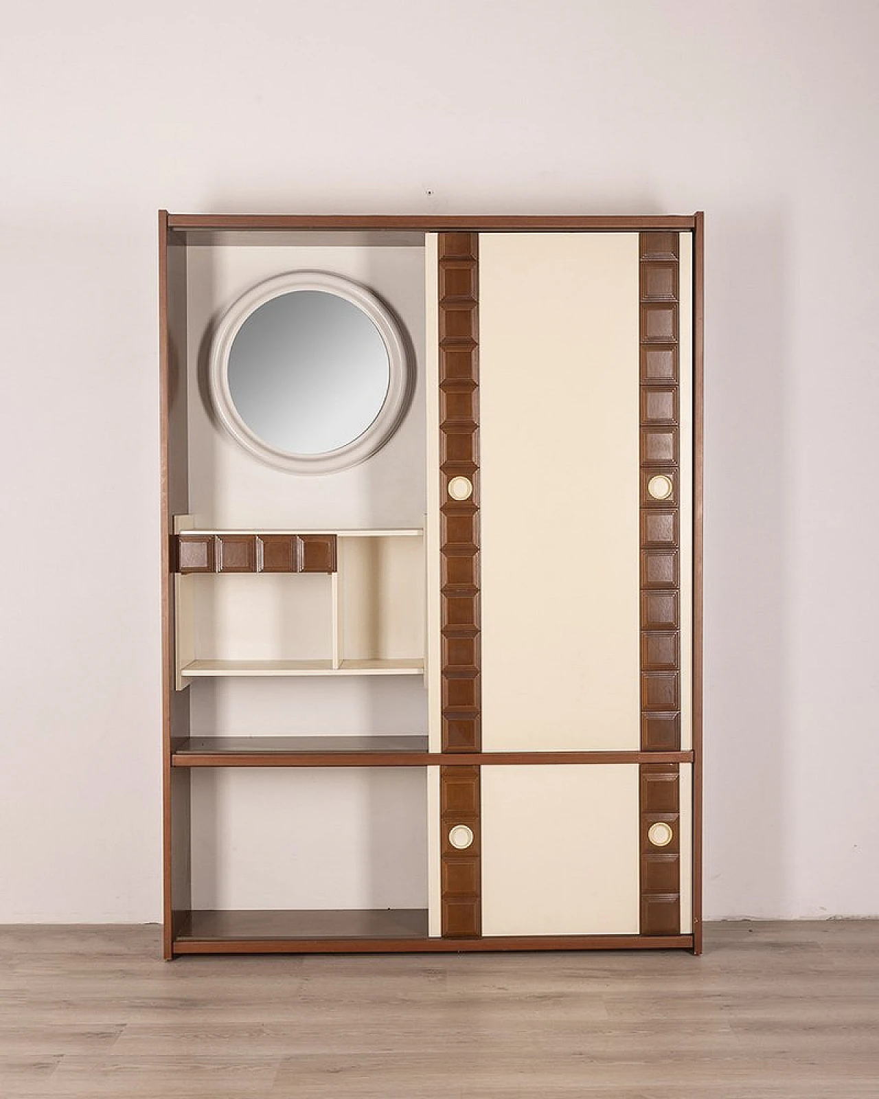 Mobile da ingresso con ante scorrevole ed attaccapanni, anni '60 1