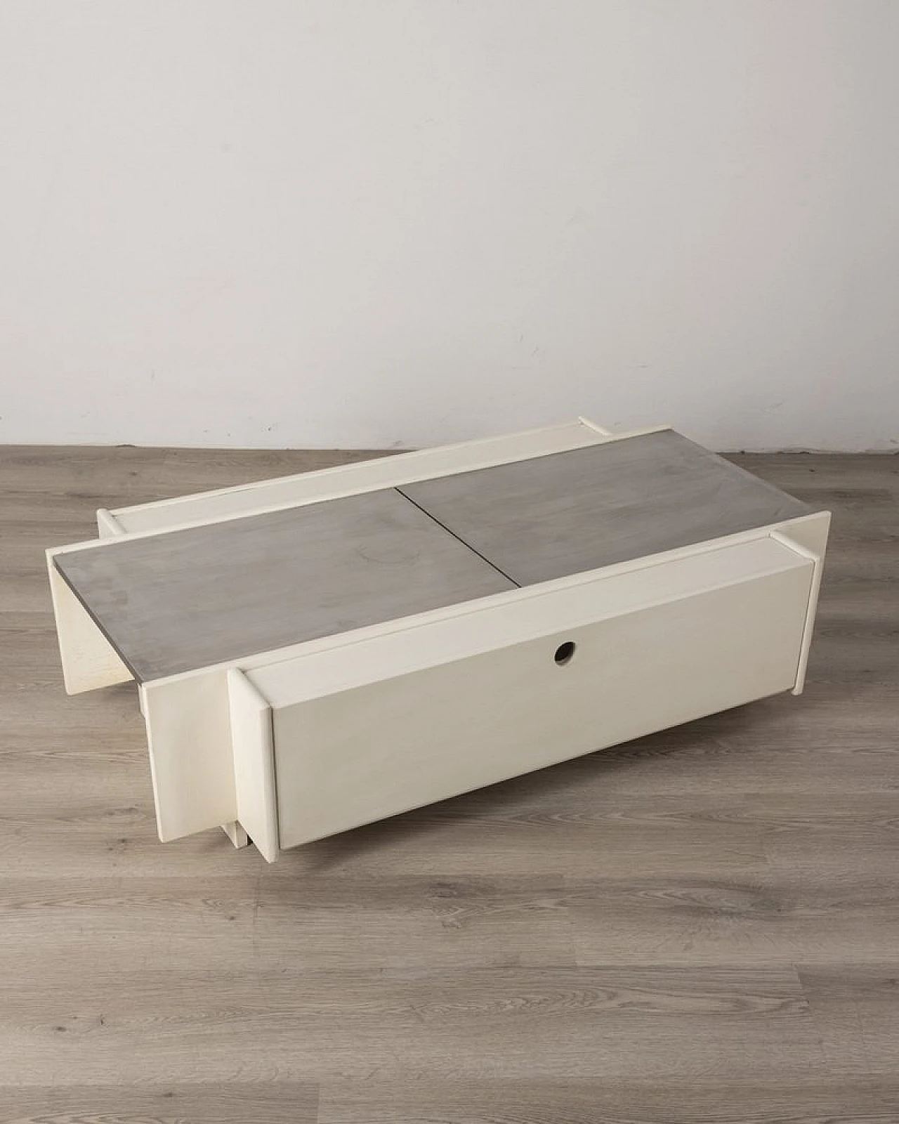 Bar table in wood and chromed metal by Fiarm, 1960s 1