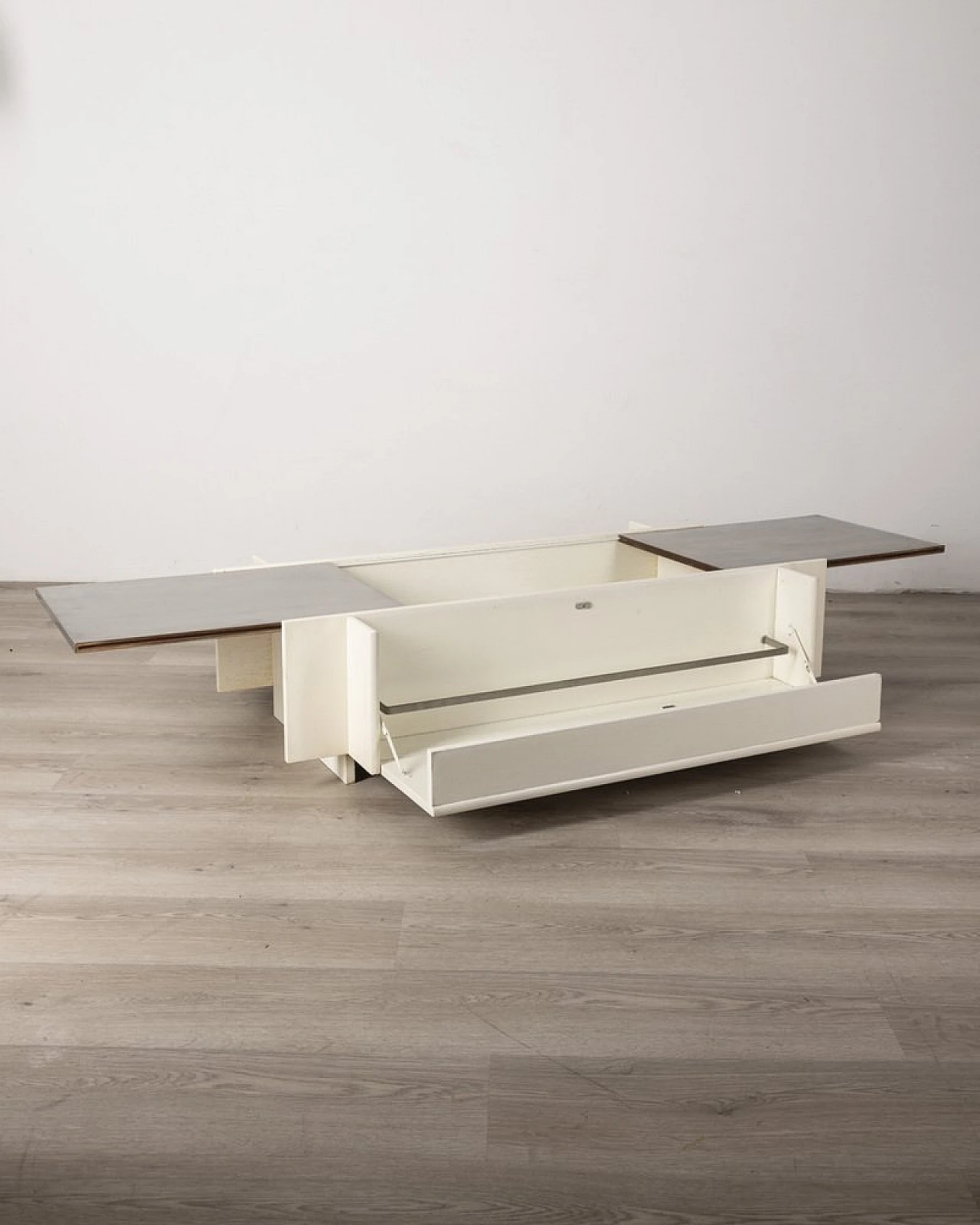 Bar table in wood and chromed metal by Fiarm, 1960s 4