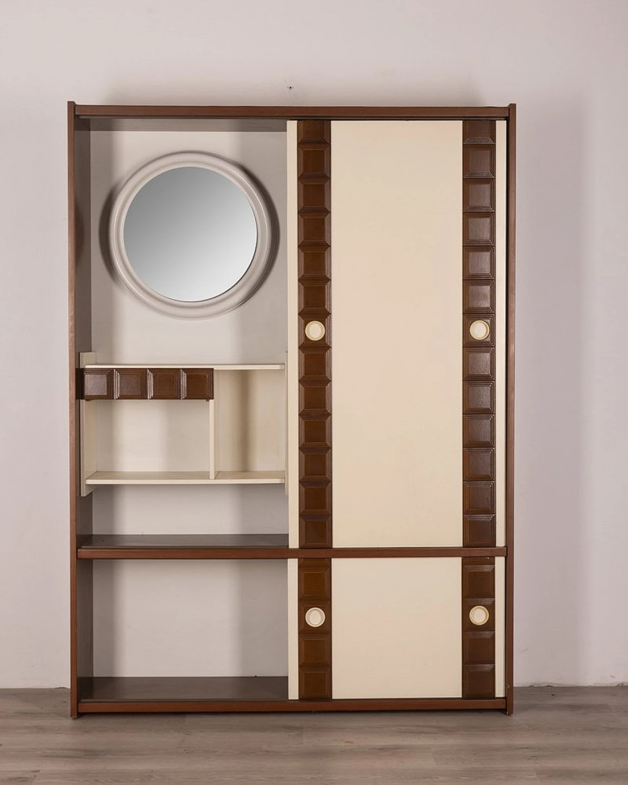 Mobile da ingresso con ante scorrevole ed attaccapanni, anni '60 4