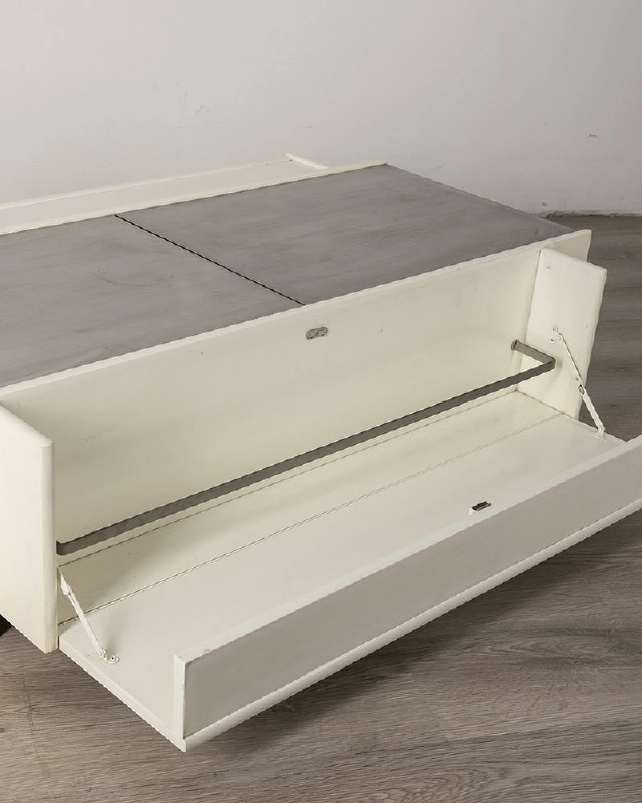 Bar table in wood and chromed metal by Fiarm, 1960s 5