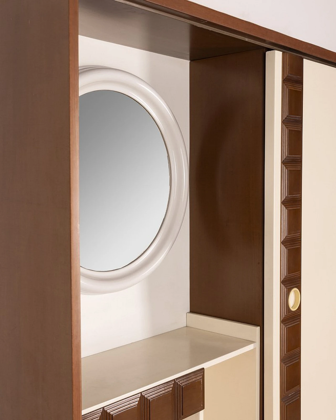 Mobile da ingresso con ante scorrevole ed attaccapanni, anni '60 5