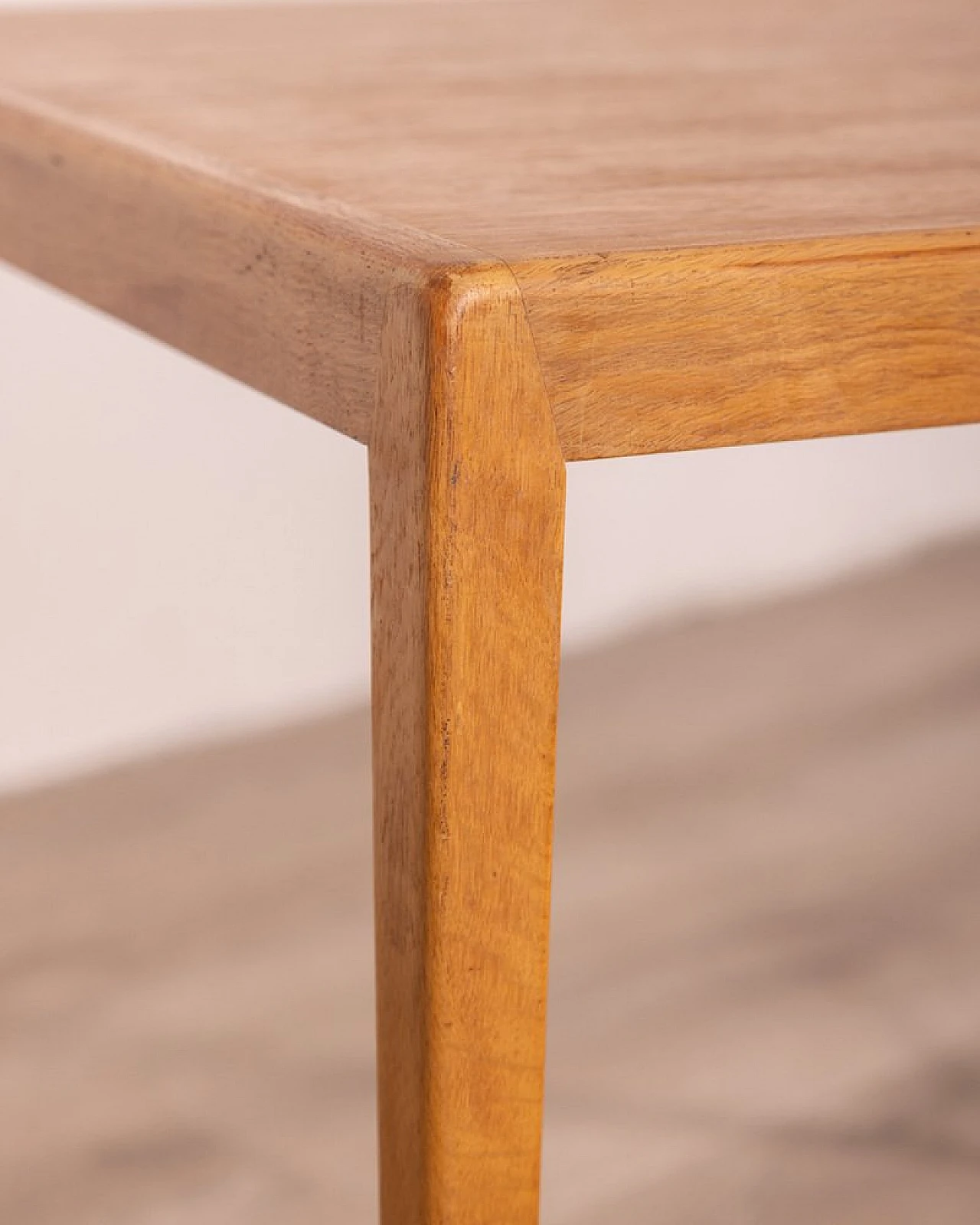 Square danish side table in teak, 1960s 4